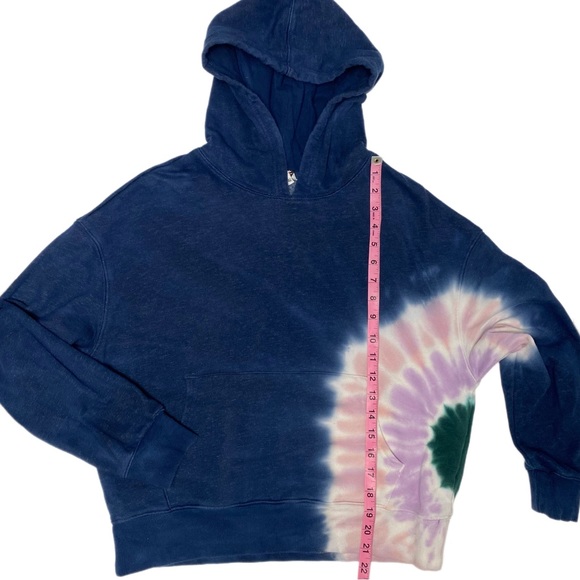 Wildfox Ombre Tie dye Hoodie Sweatshirt Blue Pink Purple Green - Picture 7 of 10